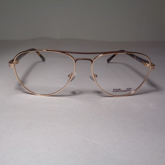 Diane von Furstenberg DVF8069 Gold New Women's Eyeglass Frames Eyeglasses - Picture 2 of 14